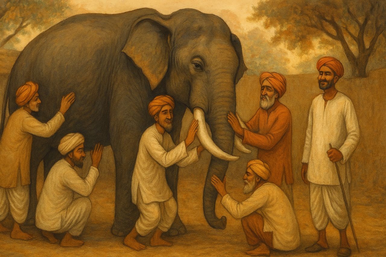 એક હાથી અને છ અંધજન – ગુજરાતી બાળ વાર્તાઓ – Gujarati Kids Story