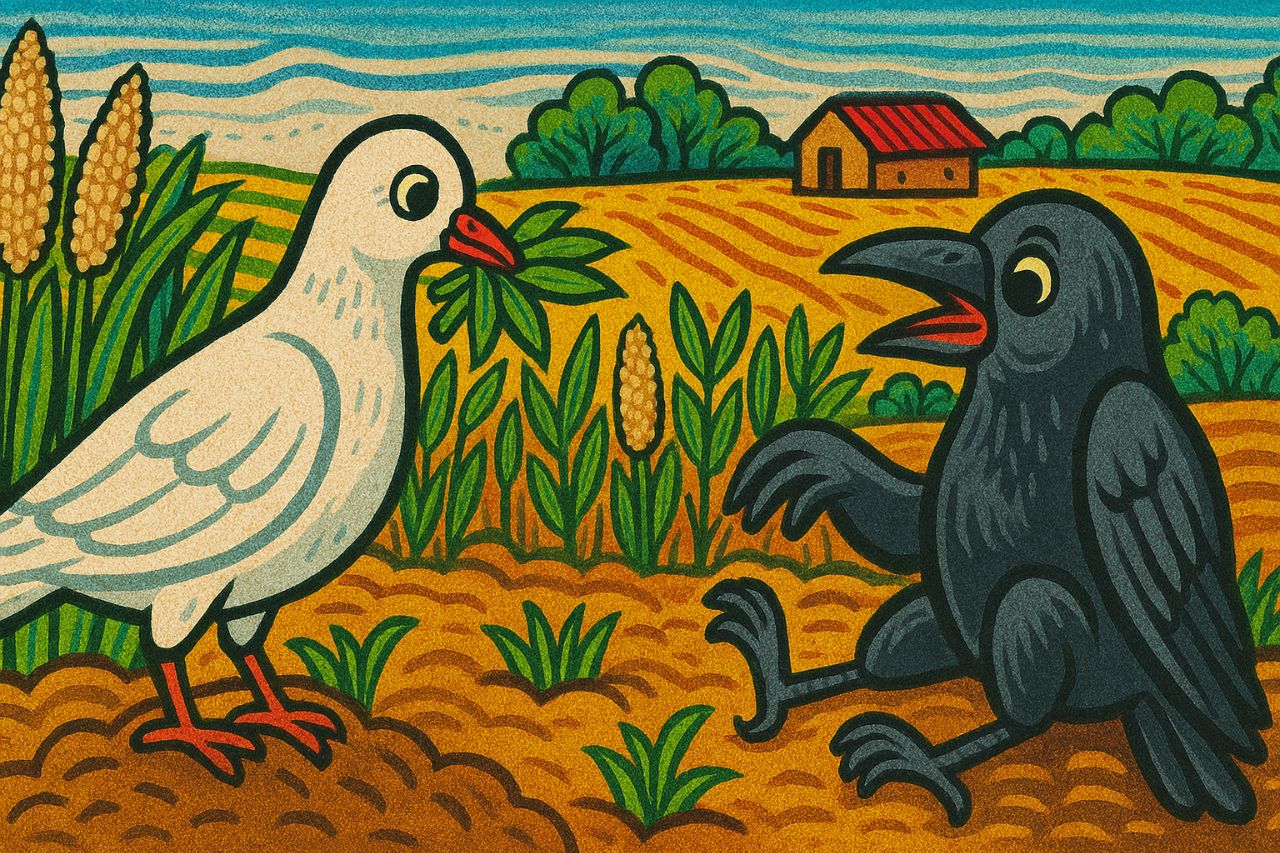 કાબર અને કાગડો | ગુજરાતી બાળવાર્તાઓ | Gujarati Kids Story