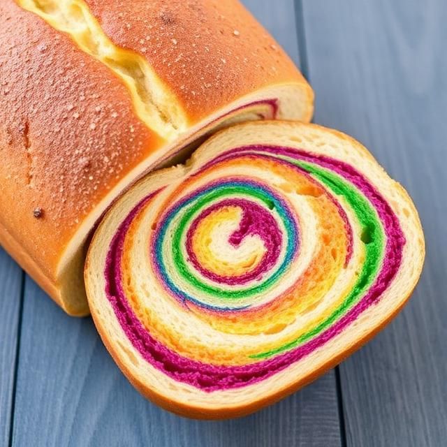 Rainbow Swirl Classic Bread Recipe