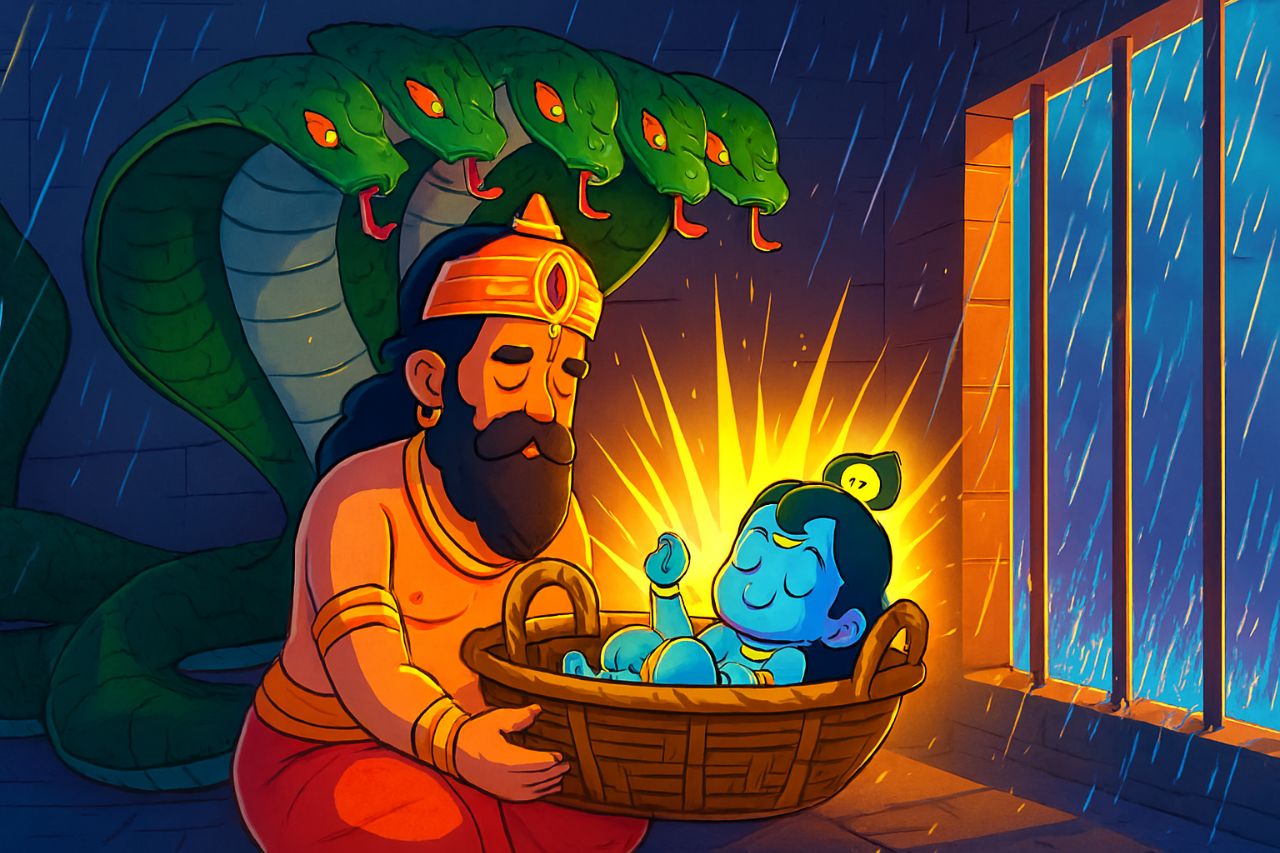શ્રીકૃષ્ણના જન્મની વાર્તા – Story of The Birth of Sri Krishna