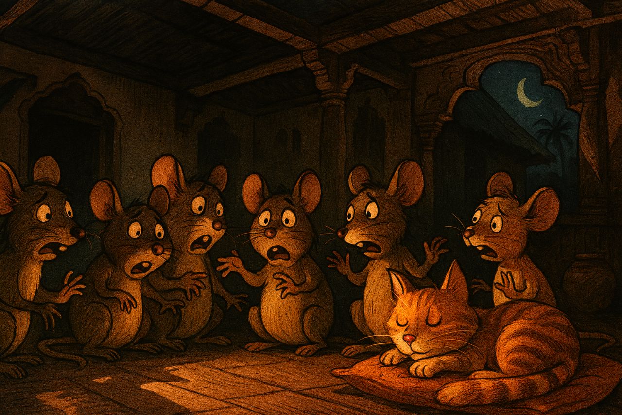 બિલાડીની ડોકે ઘંટડી બાંધે કોણ? – Bed Time Stories