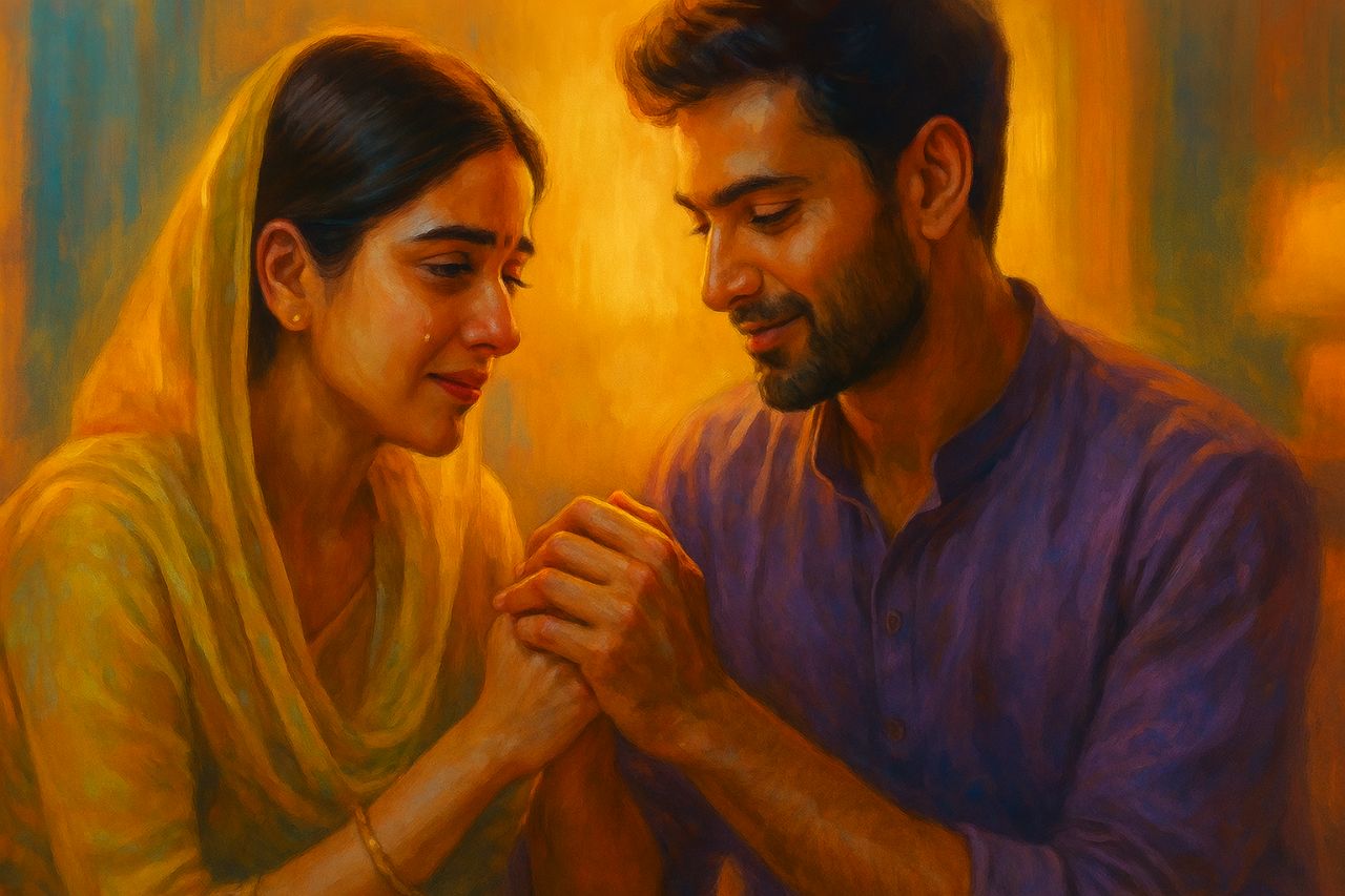 સોરીનો સાચો અર્થ: પતિ-પત્નીના પ્રેમ, લાગણીઓ અને સમજણથી ભરેલી Gujarati Love Story