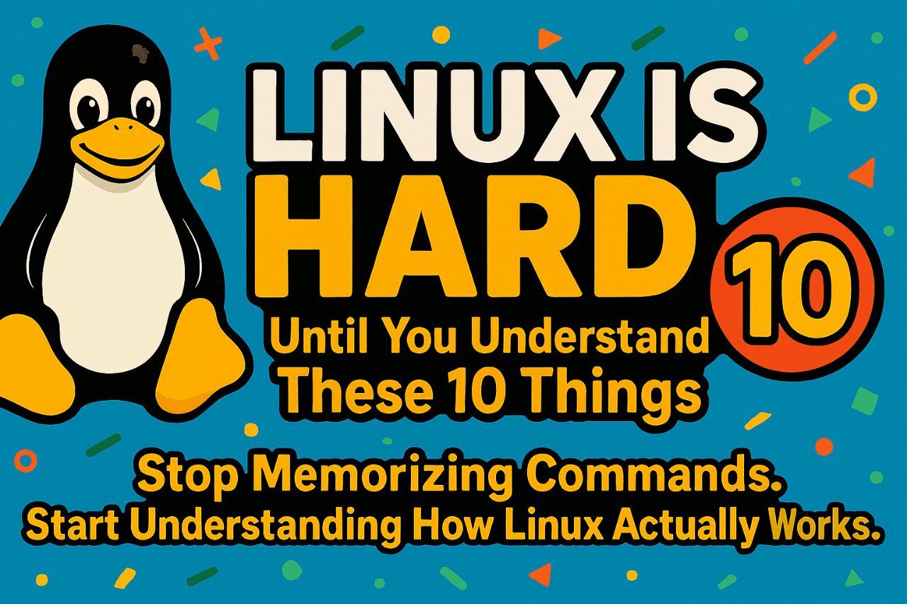 Linux Is Hard — Until You Understand These 10 Things